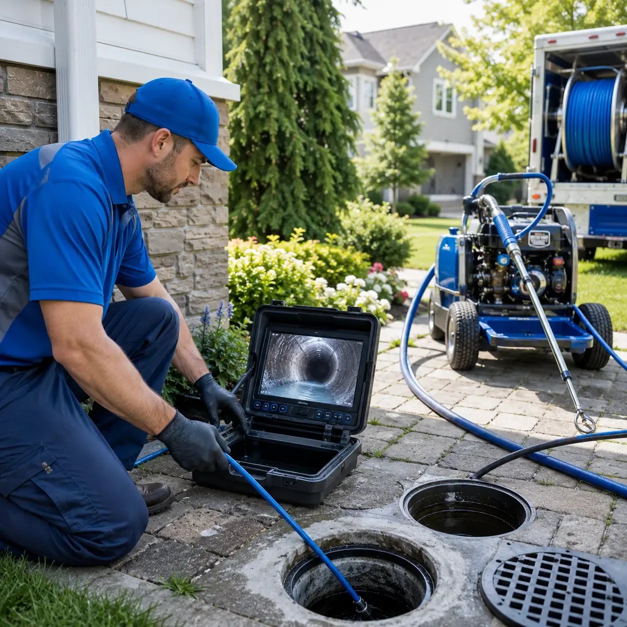 Outdoor drain cleaning professionals serving Waxahachie, TX